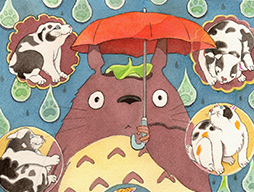 Totoro / Raining Cats and Dogs